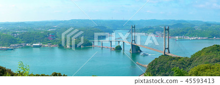 [Yobuko Ohashi] (High-resolution version) Kabe Island, Yobuko-cho, Karatsu City, Saga Prefecture 45593413