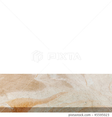Stone marble on isolated white background Stone marble on isolated white background 45595023