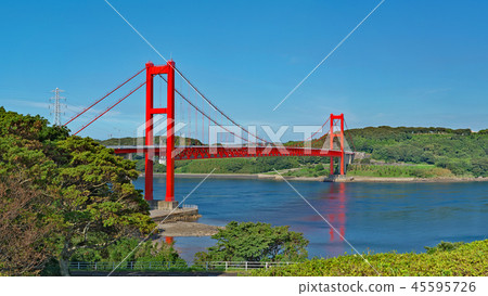 [Hirado Ohashi]（高分辨率版）長崎縣平戶市岩町町 45595726