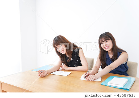 Two women to study 45597635