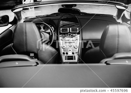 Luxury car interior 45597696