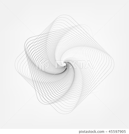 Abstract geometric line art background. - Stock Illustration [45597905 ...