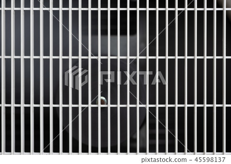 Close up of white air conditioner grille Close up of white air conditioner grille 45598137