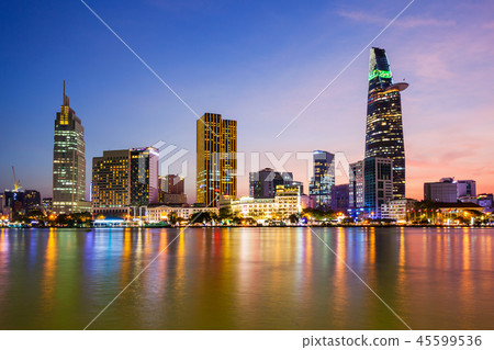 Ho Chi Minh city skyline 45599536