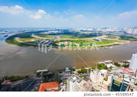 Ho Chi Minh aerial view Ho Chi Minh aerial view 45599547
