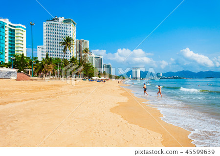 Nha Trang city beach, Vietnam 45599639