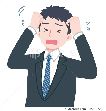 Office worker man fail - Stock Illustration [45600542] - PIXTA