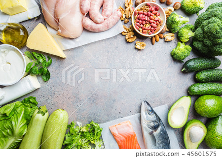 Ketogenic diet concept Ketogenic diet concept 45601575
