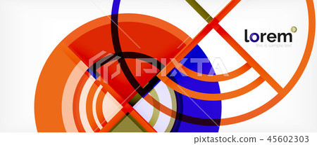 Modern geometric abstract background Modern geometric abstract background 45602303