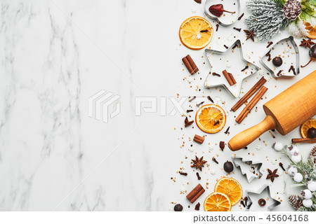Holiday baking background 45604168