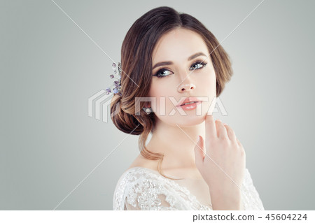 Fashion portrait of charming young woman Fashion portrait of charming young woman 45604224