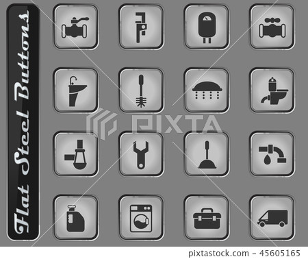 plumbing service icon set plumbing service icon set 45605165
