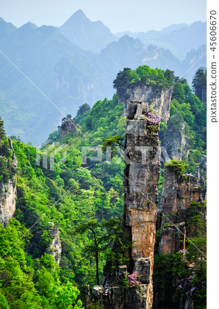 Zhangjiajie mountains, China Zhangjiajie mountains, China 45606670