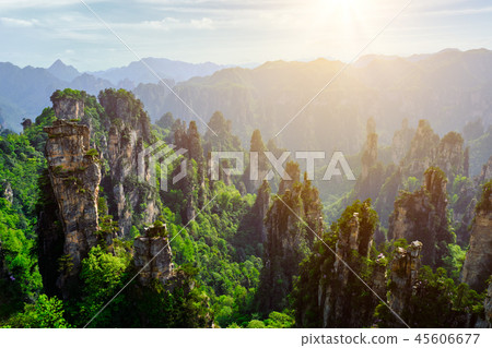 Zhangjiajie mountains, China Zhangjiajie mountains, China 45606677