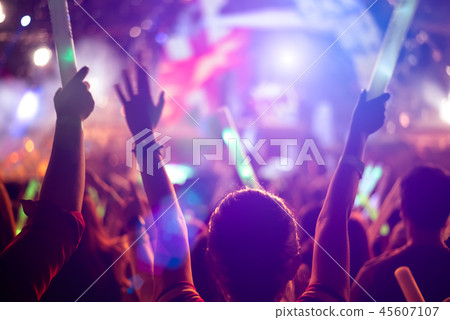 Rock concert party event. Music festival Rock concert party event. Music festival 45607107
