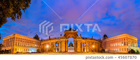 The Communs, a building of the Potsdam University near the New Palace. Germany 45607870