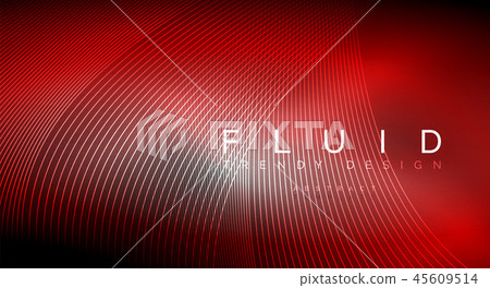 Digital flowing wave particles abstract background Digital flowing wave particles abstract background 45609514