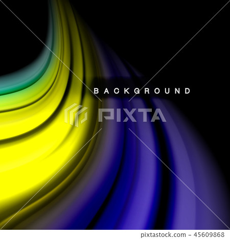 Background abstract - liquid color wave 45609868