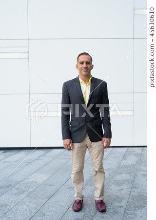 Handsome Persian businessman exploring the city of Bangkok, Thai 45610610