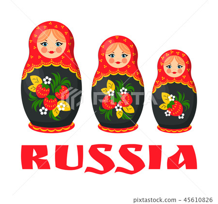 traditional matryoshka dolls