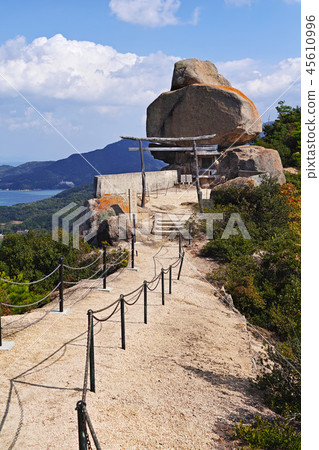 [Asujima Island] Layered rock and heavy rock (Oze Ishigamo Shrine) 45610996