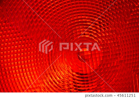 Abstract background of red faceted plastic 45611251