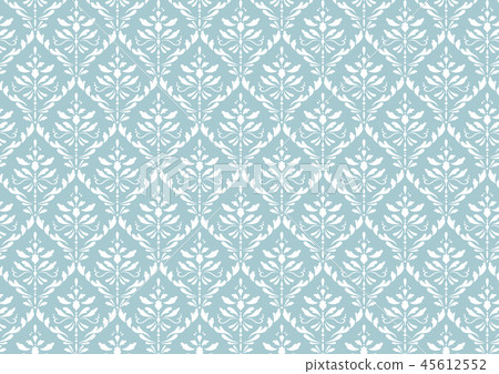 Damask pattern blue Damask pattern blue 45612552