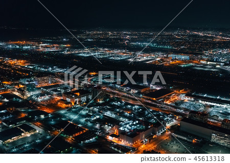 Aerial view of LA, CA near LAX Aerial view of LA, CA near LAX 45613318