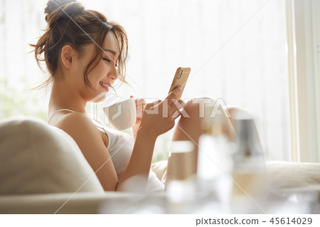 婦女生活方式放鬆 45614029