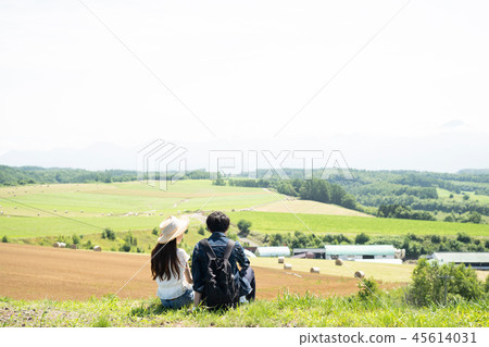 北海道景觀和夫婦 北海道景觀和夫婦 45614031
