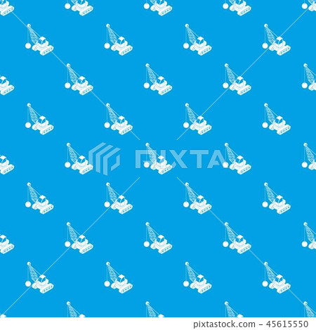 Demolish truck pattern vector seamless blue Demolish truck pattern vector seamless blue 45615550