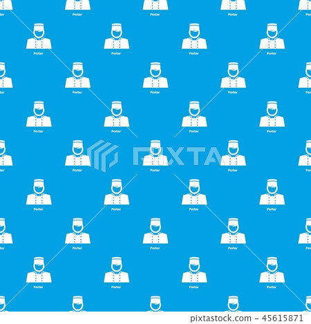 Porter pattern vector seamless blue 45615871