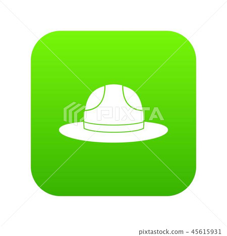Canadian hat icon digital green Canadian hat icon digital green 45615931