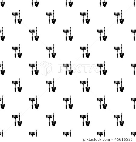 Scoop hand rake pattern vector seamless 45616555