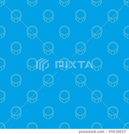Fashion bracelet pattern vector seamless blue Fashion bracelet pattern vector seamless blue 45616637
