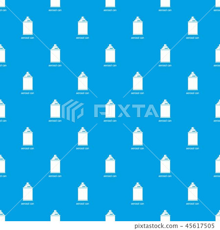 Aerosol can pattern vector seamless blue 45617505