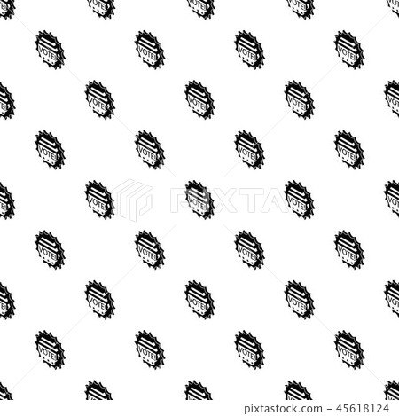 Vote emblem pattern vector seamless 45618124
