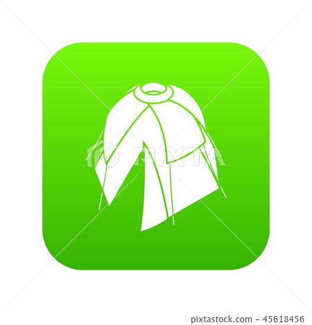 Flower tent icon green vector 45618456