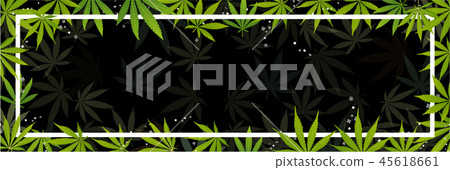 Green tea leaves vector nature background. Green tea leaves vector nature background. 45618661