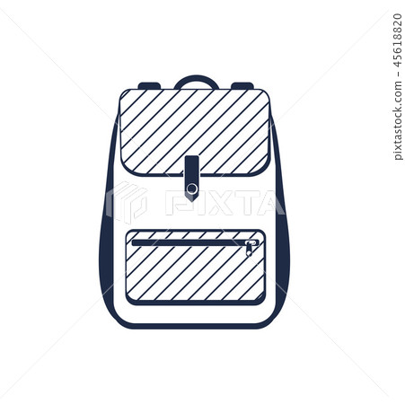 Travel backpack isolated icon 45618820