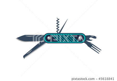 Tourist jackknife isolated icon 45618841