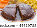 Demiglace hamburger steak 45619788
