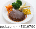 Demiglace hamburger steak 45619790