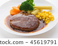 Demiglace hamburger steak 45619791