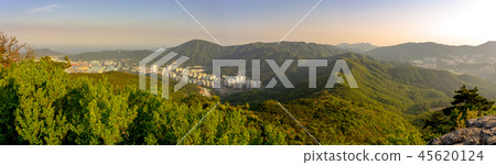 Panoramic top view of Guksabong mountain 45620124