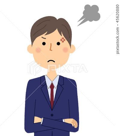 Businessman get angry Businessman get angry 45620880