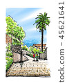 Landscape sketch Nagasaki: Dutch slope 45621641