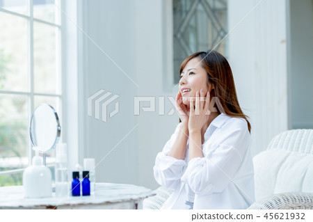 年輕女性,肖像,美的形象 年輕女性,肖像,美的形象 45621932