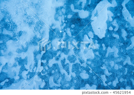 Blue Ice Texture Background with Crystal Surface Blue Ice Texture Background with Crystal Surface 45621954