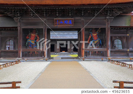 National treasure of Takaoka City, Toyama Prefecture Takaokayama Zuiryuji Temple Gate [Kongo Rikishi] 45623655